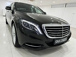 Mercedes Benz S400L R19 LED 2015 Rear Entertainment Brown